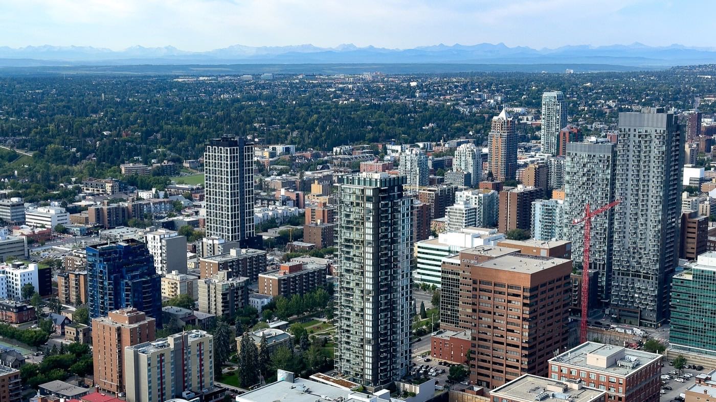 The Rockies from the Calgary Tower